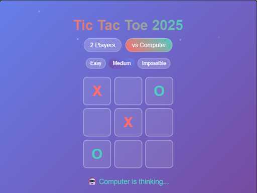 Tic Tac Toe 2025